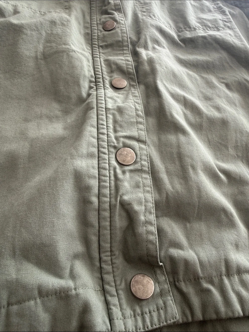 Scandia Woods cotton snap button utility vest